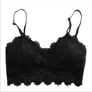 Black lace bralette size small-medium